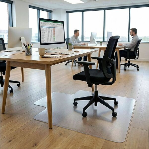 Lorell Wide Lip Chairmat – Hard Floor, Wood Floor, Vinyl Floor, Tile Floor