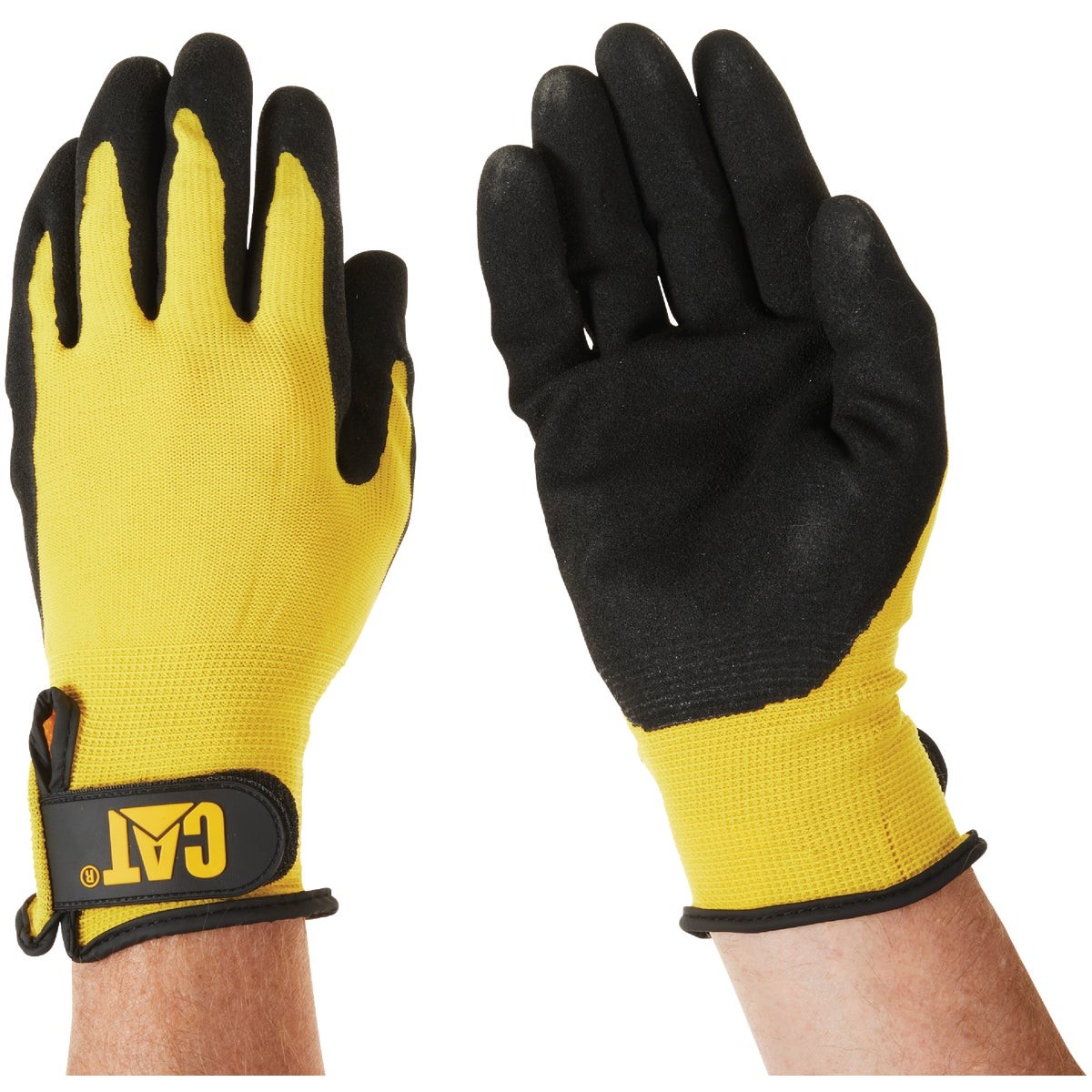 CAT Men’s Large Nitrile Coated Nylon Knit Glove CAT017416L CAT CAT017416L L