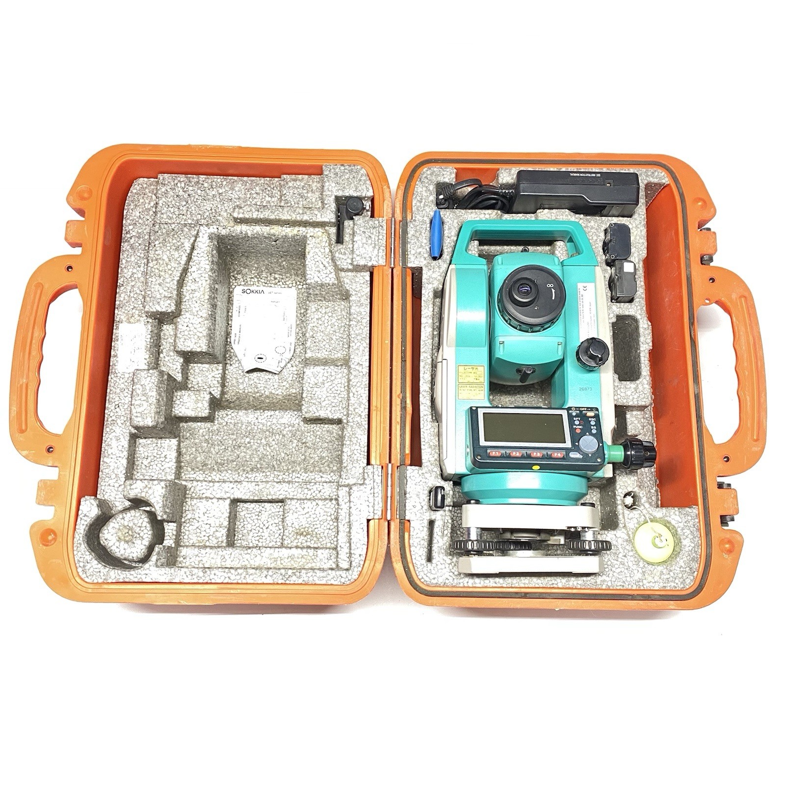 Sokkia SET630R Reflectorless Total Station W/ 2 Batteries, Case, Charger, Tools