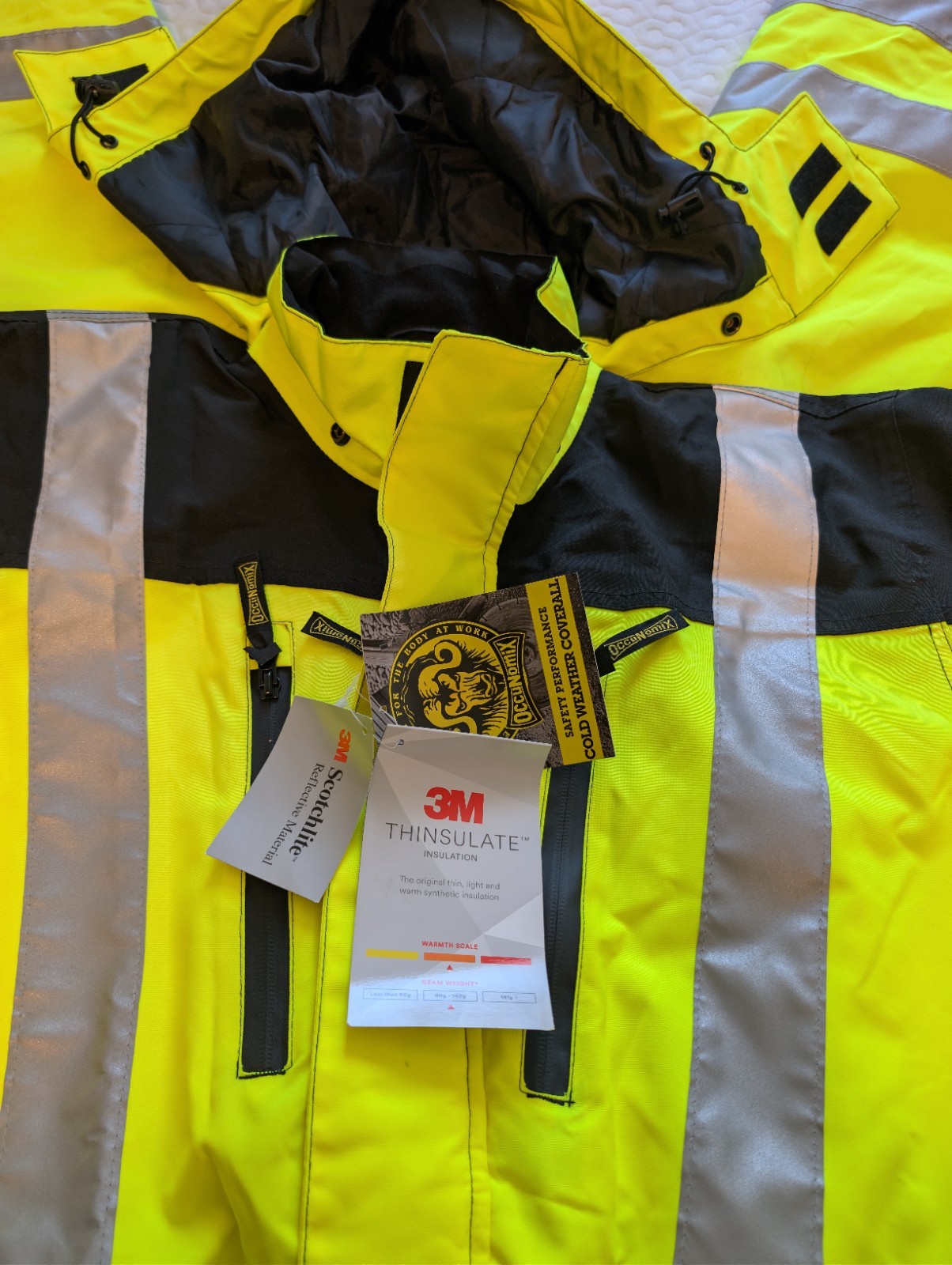 OccuNomix SP-CVL Size XL High Visibility Waterproof Insulated Coverall