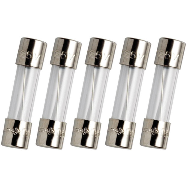 5x F3AL250V, F3A 250V, F3 L250V, F3L250V cartridge GLASS fuses 5X20mm, 3A 250V