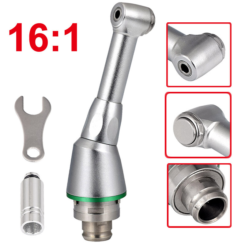 Dental Endo Motor Handpiece Push Endodontic 16:1 Reduction Contra Angle Head USA