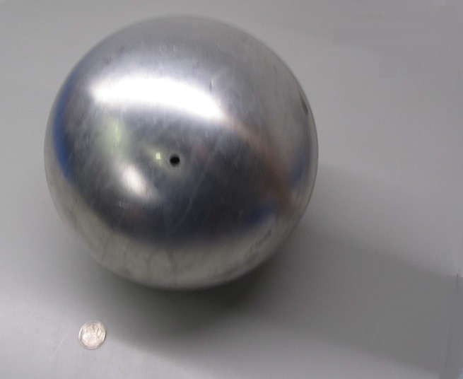 3003 Aluminum Hollow Sphere / Balls 8.00″ Diameter, 1 Pieces
