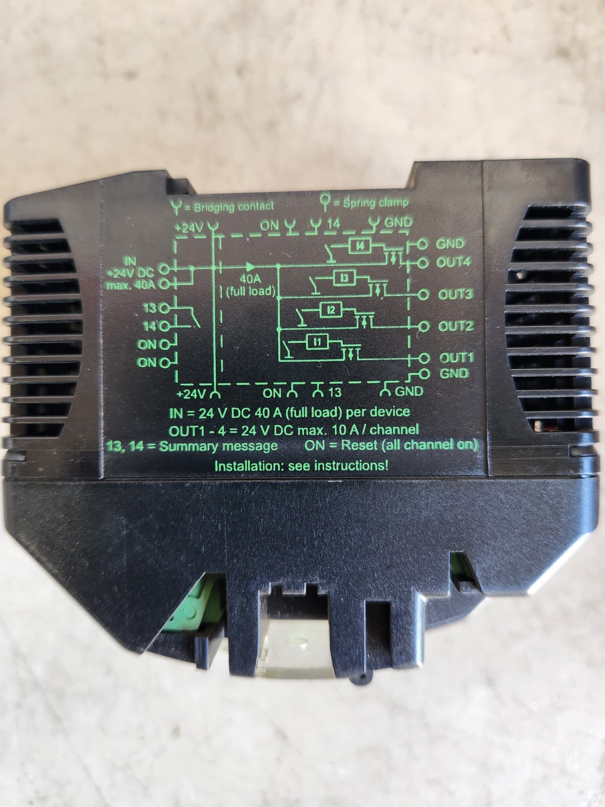 Murr Elektronik D-71570 Oppenmeiler 4 Position Module (#211)