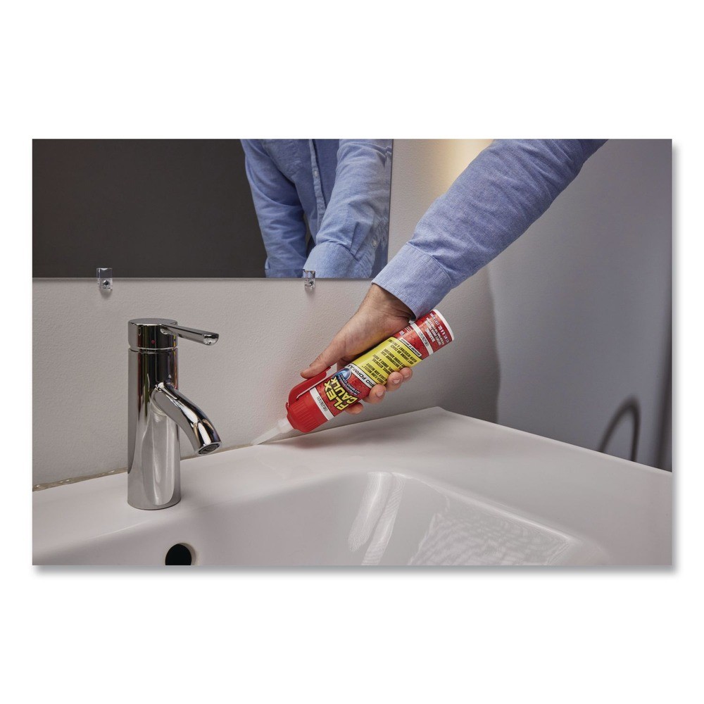 Flex Seal Products CFSCLRR675 Hi-Performance Caulk – Dries Clear (4/Carton) New