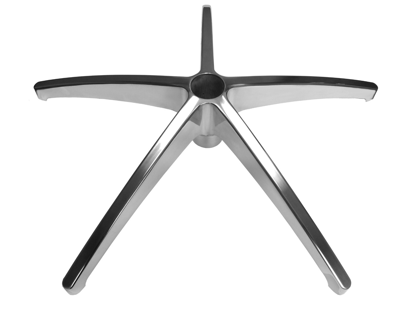 27″ Polished Aluminum Chair Base w/ Tall Arch Profile – S3218-1