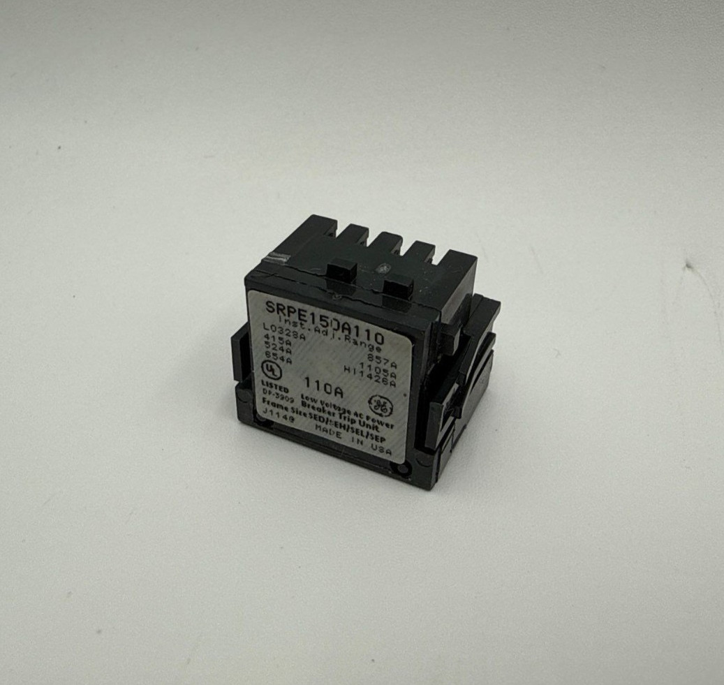 GE SRPE150A110 Rating Plug 110A SRPE150 110 Amp Frame SEDA SEHA SELA SEPA Used