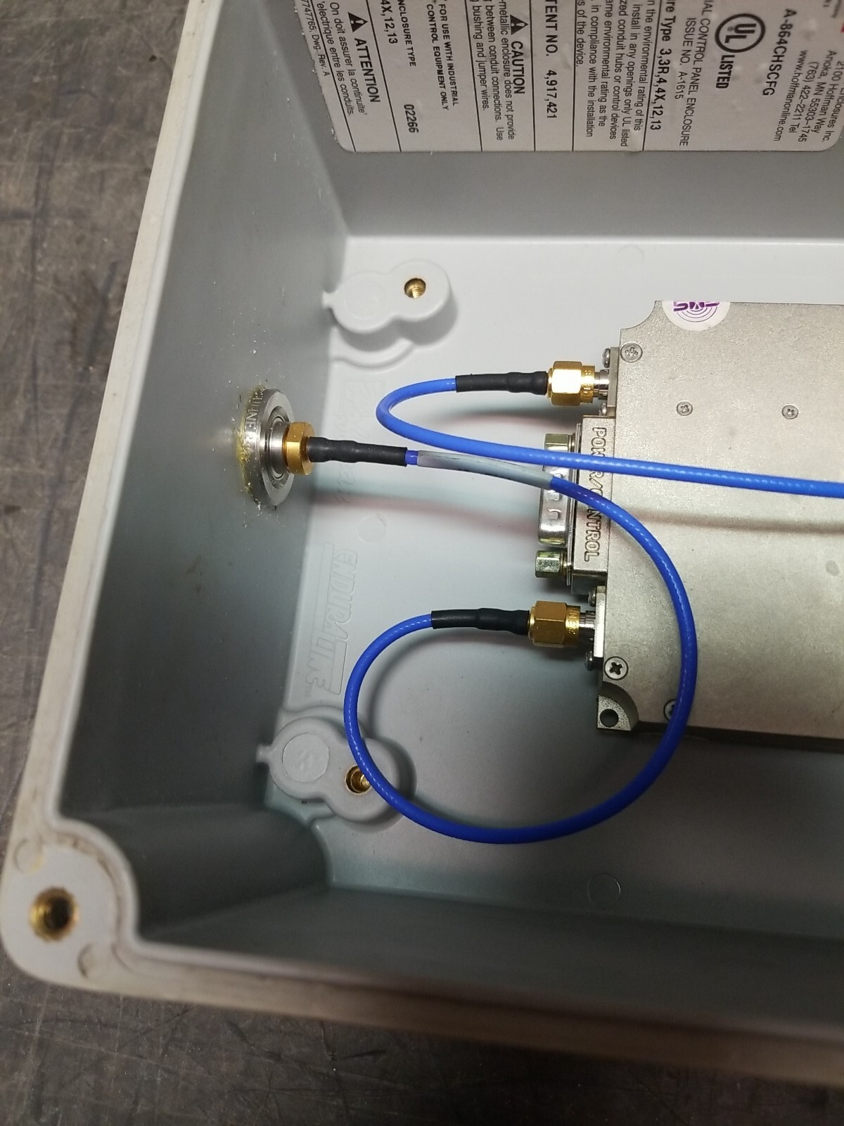 BLOCK DOWN CONVERTER, 1.99 – 2.5GHz in Hoffman Enclosure