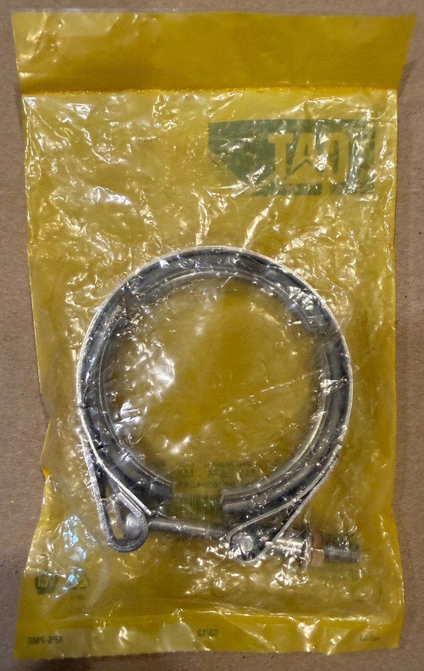 (Lot of 3) Caterpillar Clamp AS-V-B Turbo Line V-Band Diamater 82.3mm 241-2634
