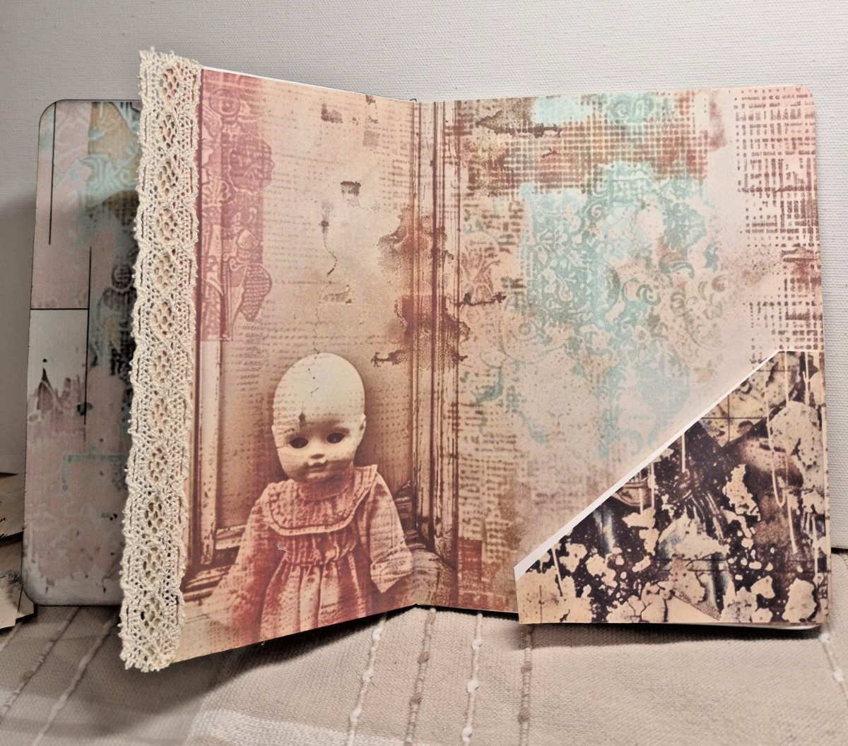 Junk Journal THROUGH THE ATTIC WINDOWS