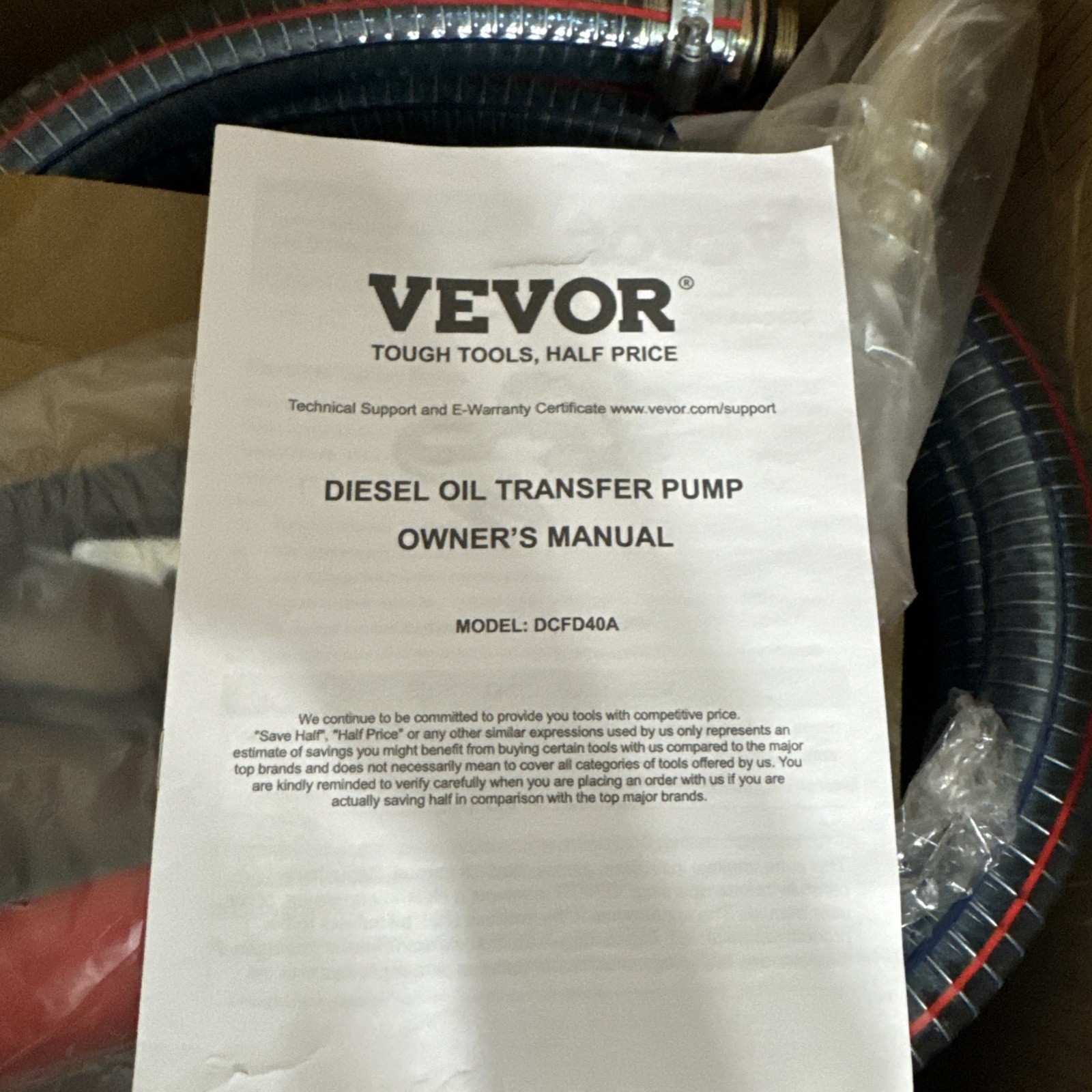 VEVOR DCFD40A10GPM 12V DC Diesel Fuel Transfer Pump Kit – C11GPM12V14HPKS06V1