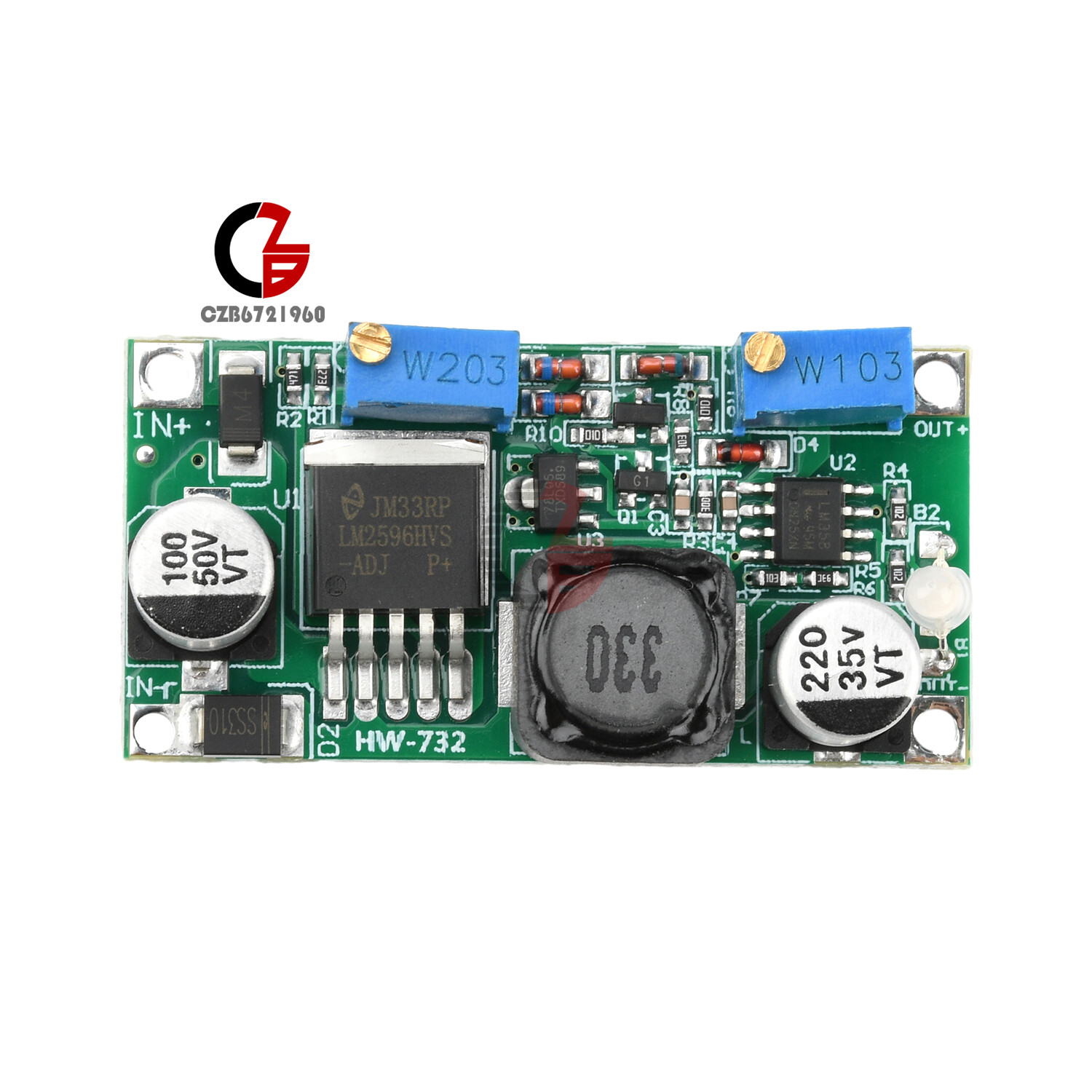 DC/DC LM2596 HV S 3A 60V Buck Constant Current/Voltage CC CV Step-Down Module