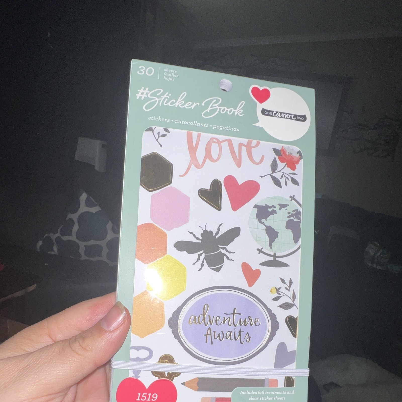 Happy Planner Adventure awaits BIG Sticker Book 30 Pages 1519 Pieces NEW
