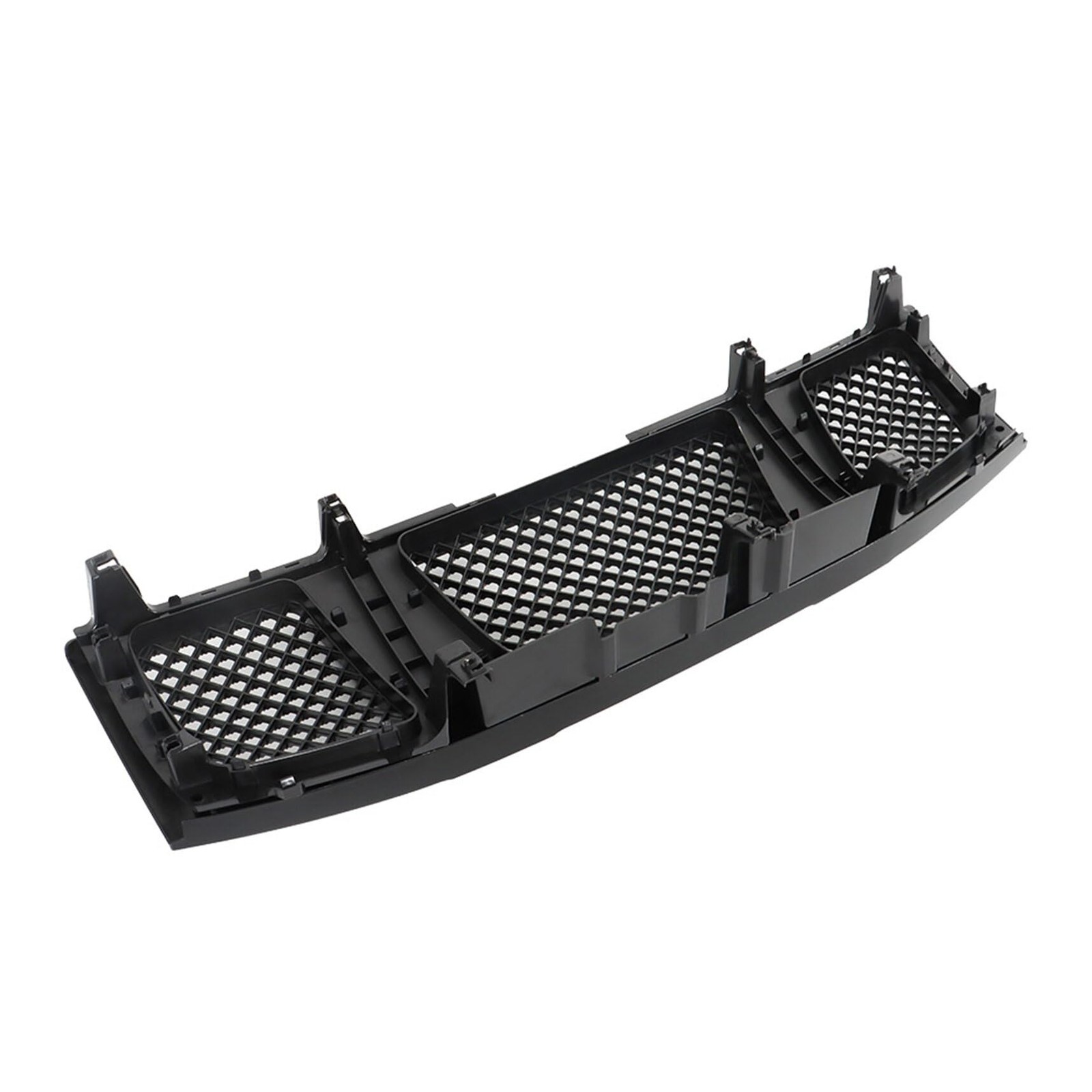 Front Upper Grille Glossy Black Mesh Replacement for 2004-2007 Titan Pickup