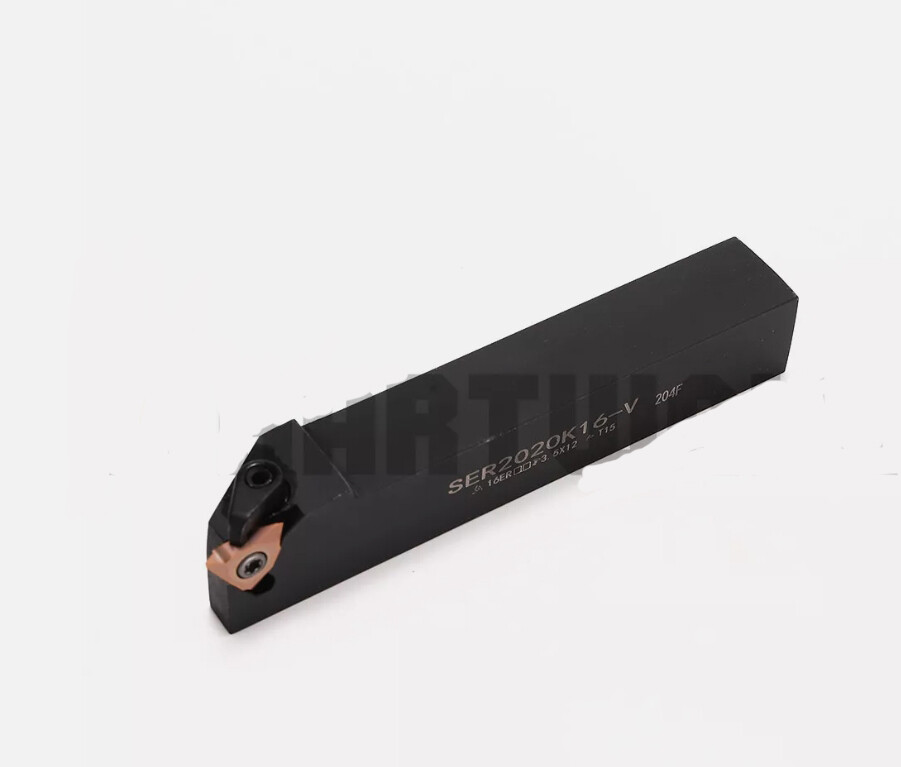 20mm Lathe Threading Turning Tool Holder Vertical + 60° Carbide Threading Insert