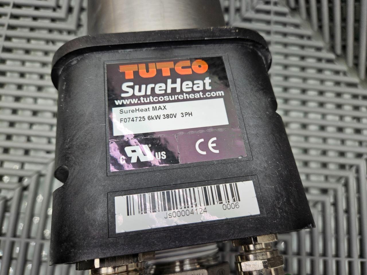 Tutco F074725 SureHeat MAX 6 kW / 380V Inline Air Process Heater
