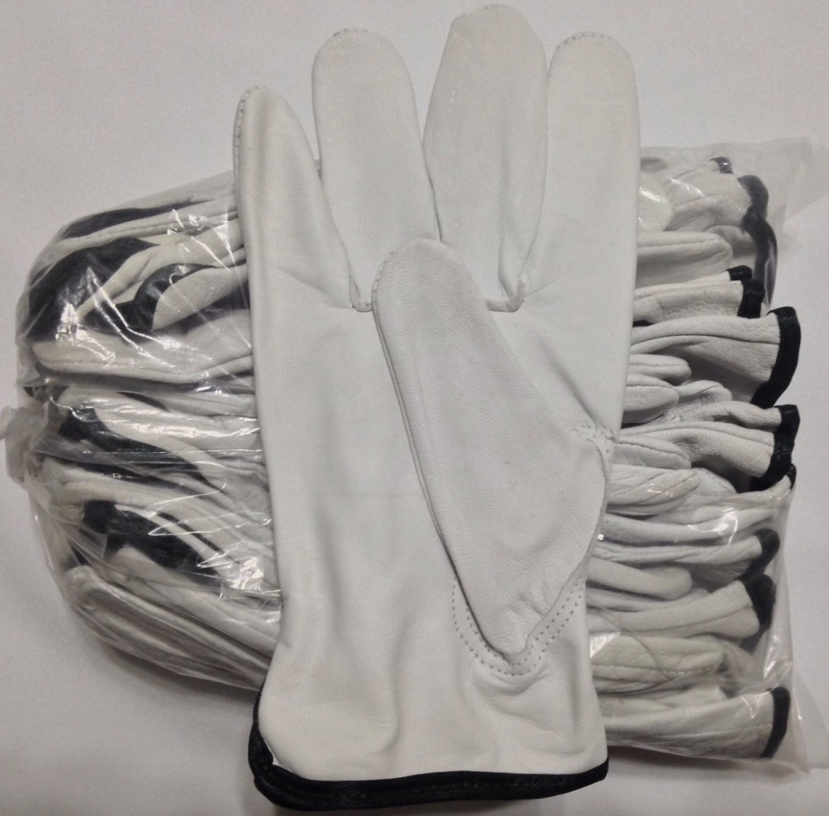 12 Pair Pack, Goat Skin Grain Leather Drivers, work safety (PPE),Size S,ML,XL