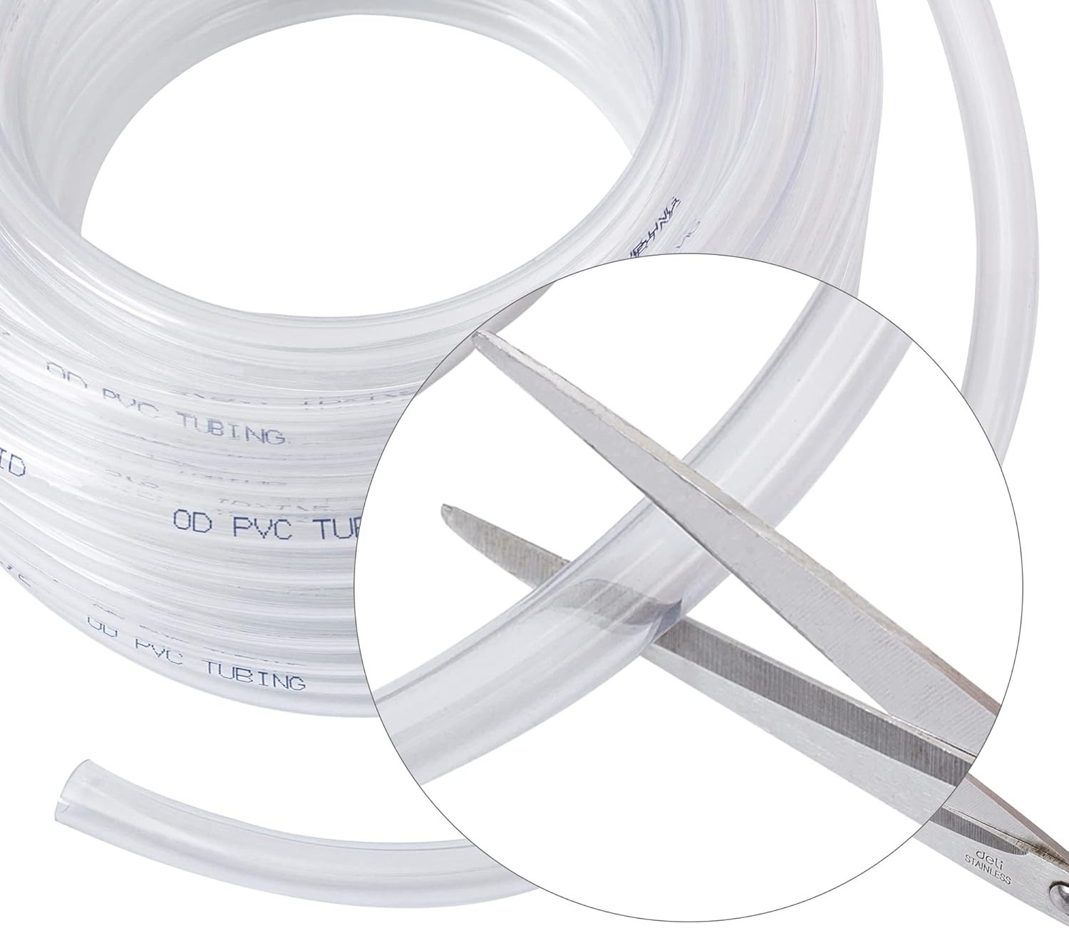 25 ft Heavy-Duty Clear Vinyl Hose – 5/8” ID, Perfect for Aquariums & Irrigation