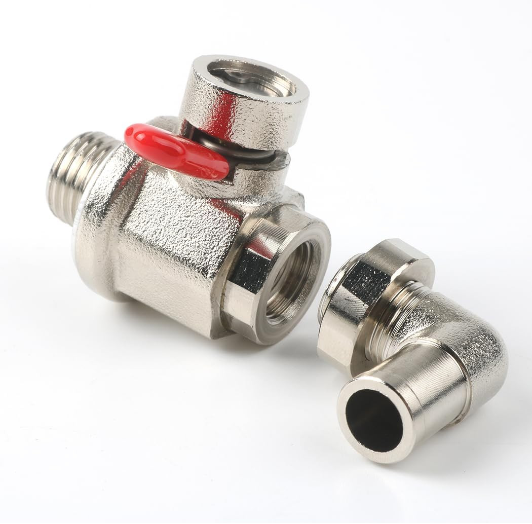 Oil Drain Valve with Removable L-Shape Hose End 14mm-1.5