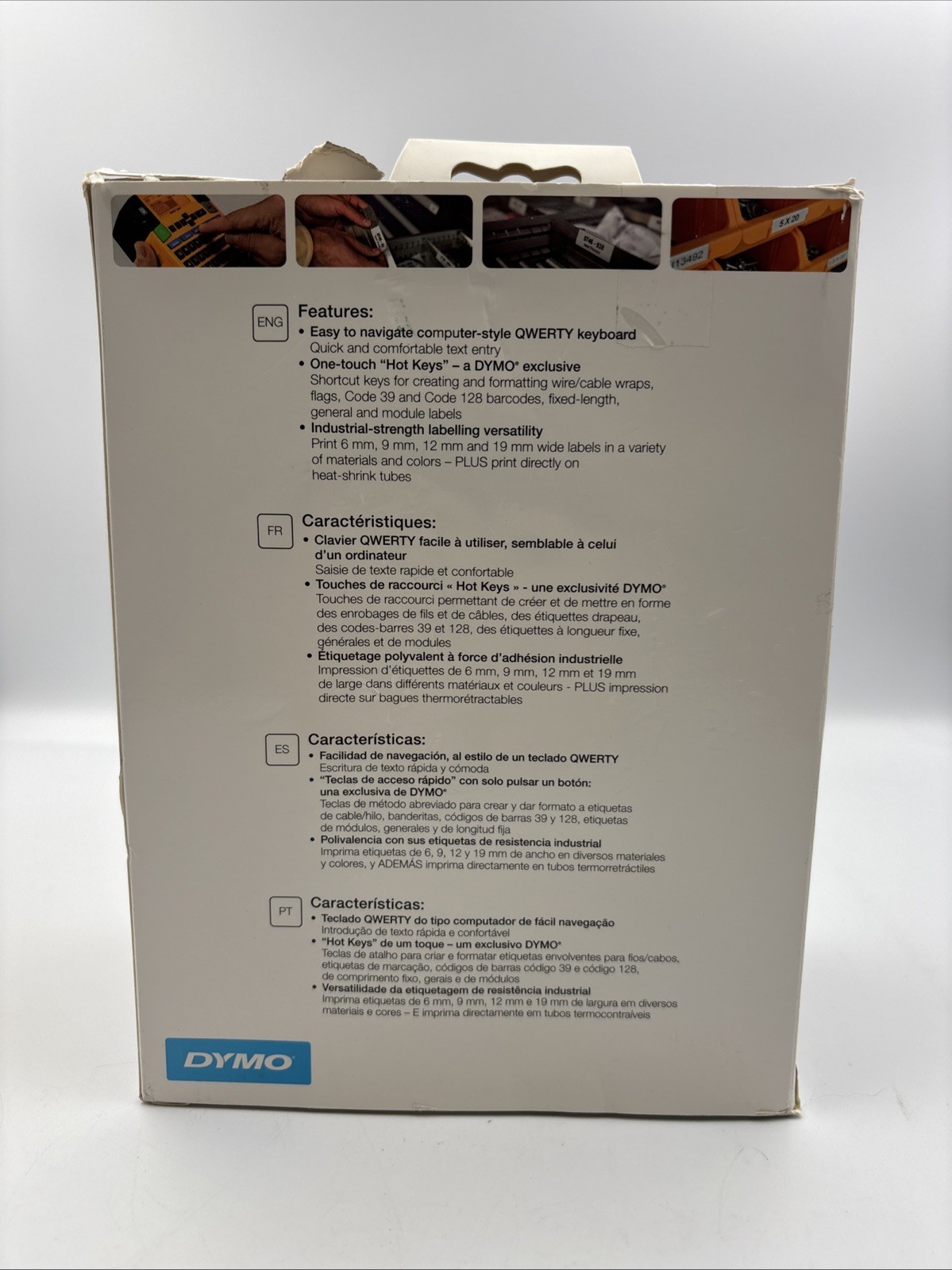 DYMO Rhino 4200 Industrial Label Maker Printer – Open Box, Unit Only No Tape