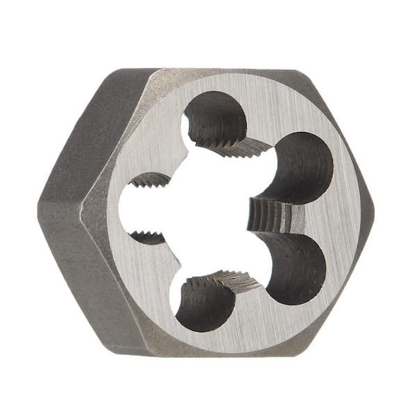 1 In.-8 Carbon Steel Hex Re-Threading Die