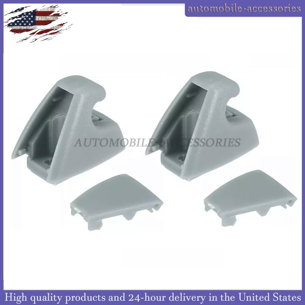 1Pair For 2007-2014 Chevrolet Tahoe Gray Sunvisor Shade Support Clip US