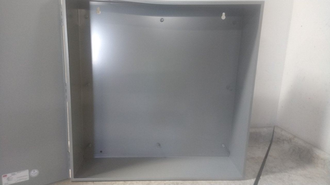 Hoffman A30N30BLP 30 In Height 30 In Width 8.62 In Depth Gray Steel Enclosure
