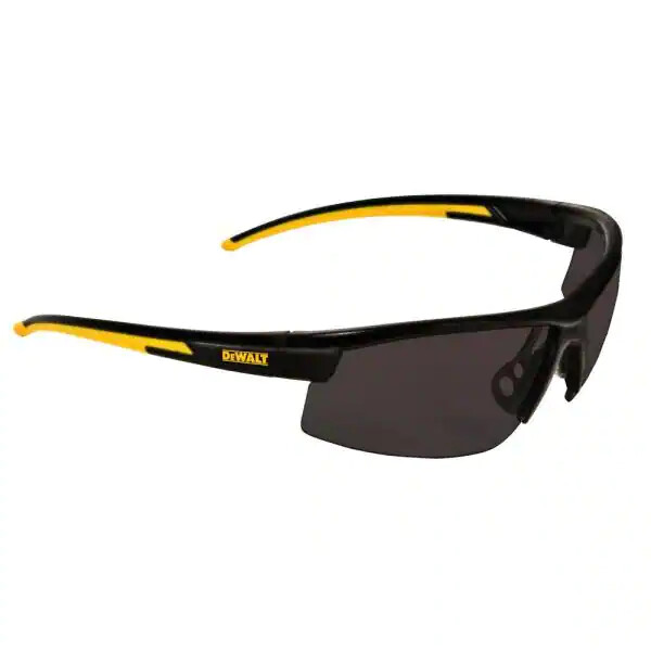 1 PR. DeWalt Smoke Gray POLARIZED Lens Safety Glasses UV ANSI Z87+ Sunglasses