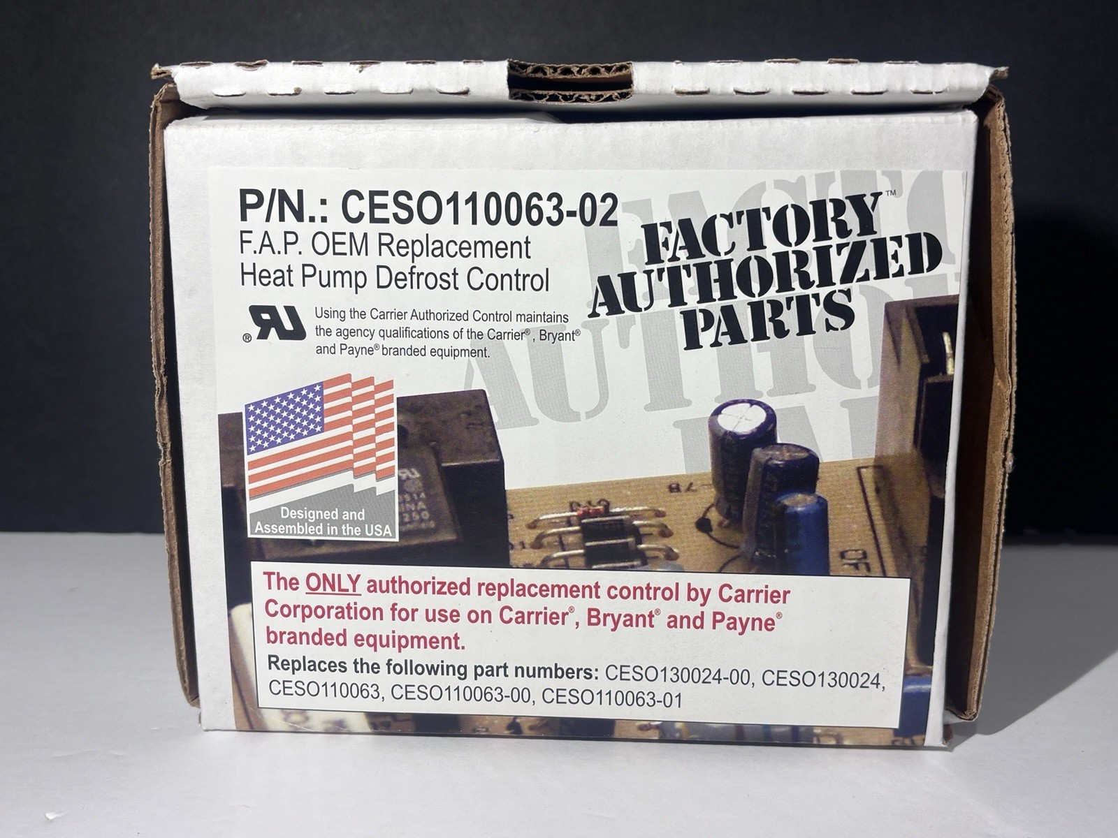 Factory Authorized Parts CESO110063-02 OEM Replacement Heat Pump Defrost Control