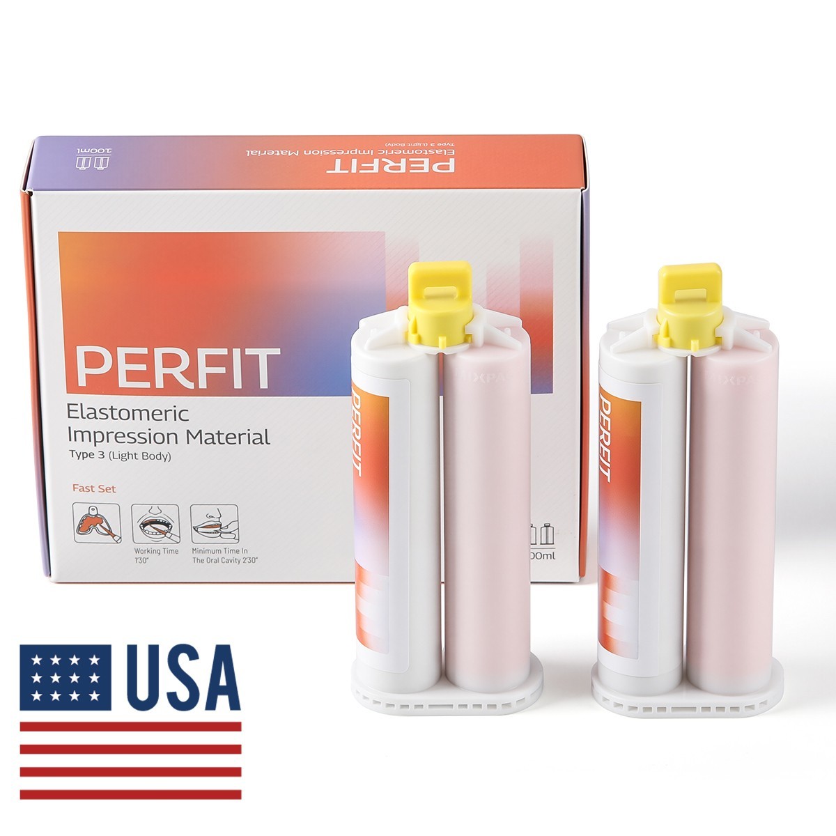 Dental Silicone Elastomeric Impression Material Heavy/Light Body Normal/Fast