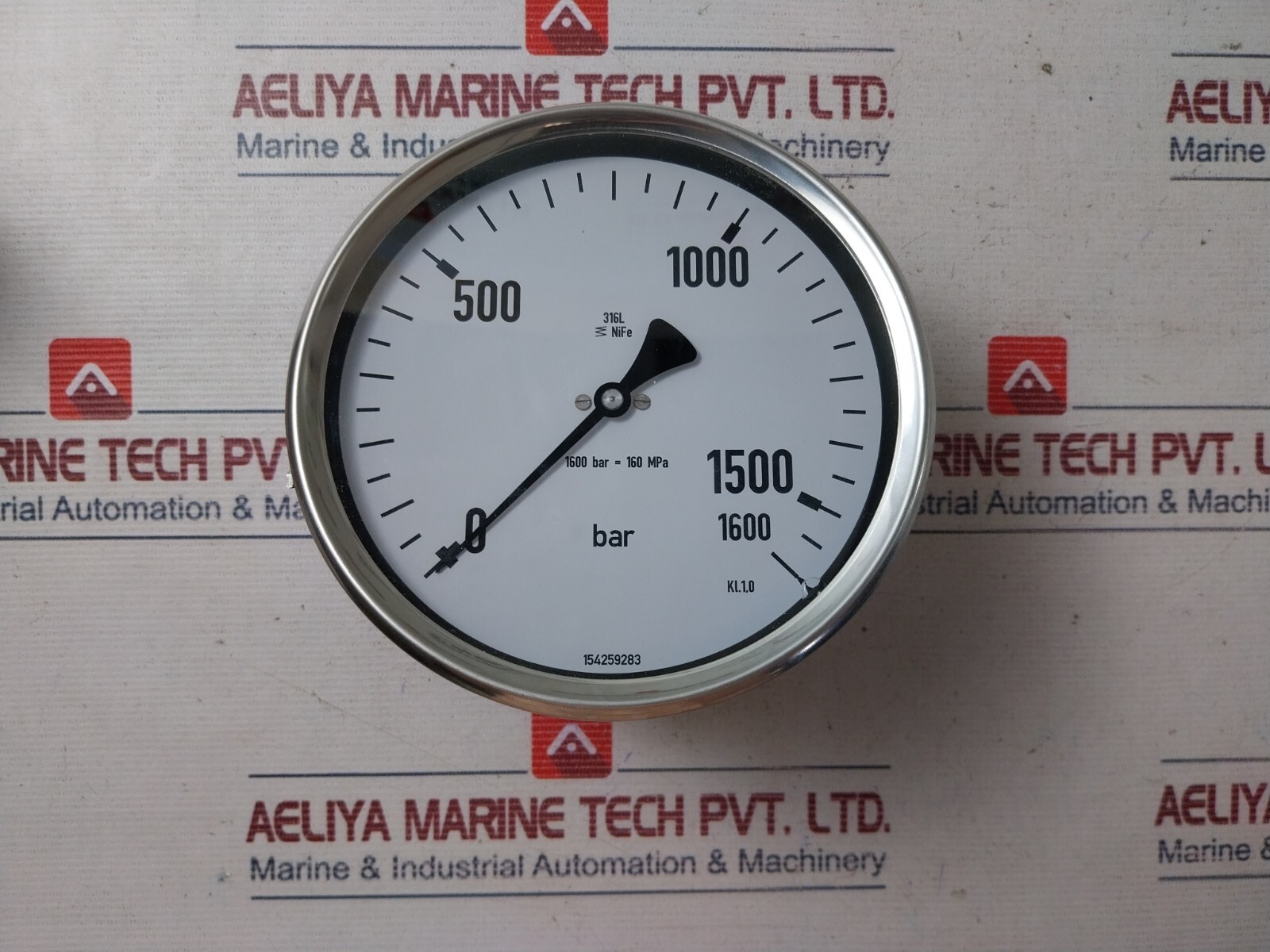 Nife 0-1600 Bar Oil Pressure Gauge 160 MPA