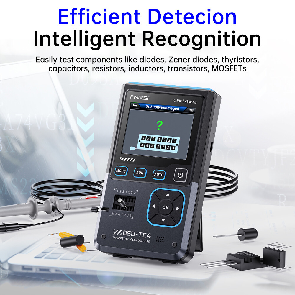 DSO-TC4 Handheld Transistor Tester Digital Oscilloscope Signal Generator 48MSa/s