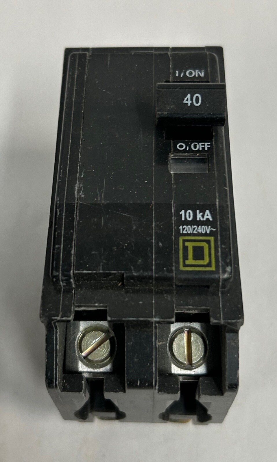 Vintage Square D Type TIPO CARR 40 Amp 2 Pole Circuit Breaker (C4)