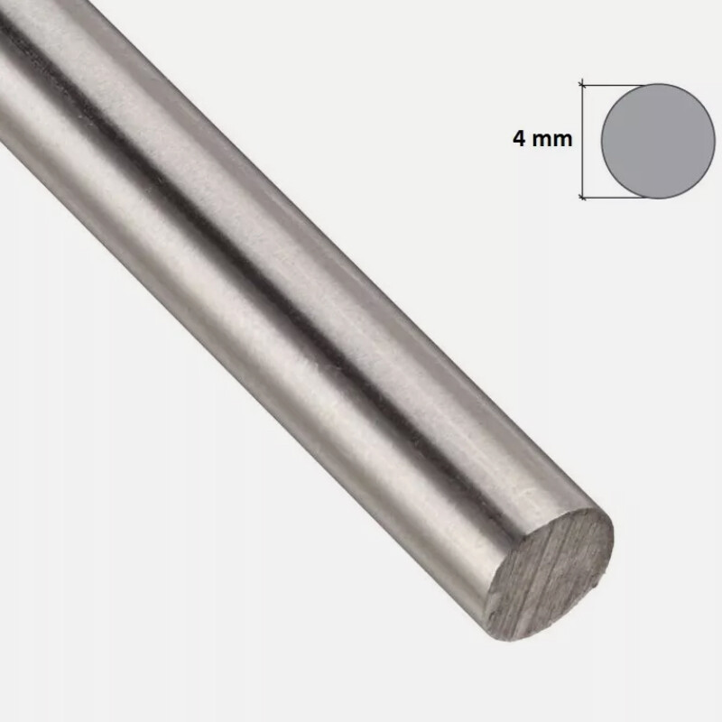 Dia Ø3mm-20mm 304 Stainless Steel Solid Round Rod for DIY Craft – 1pcs 0.5 Meter