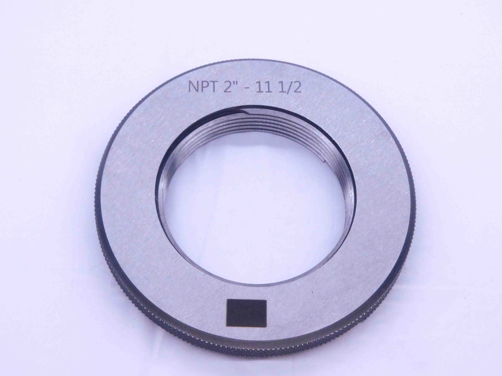 NEW 2″ 11 1/2 NPT L1 3 STEP PIPE THREAD RING GAGE 2.0 2.00 2.000 2.0000 N.P.T.