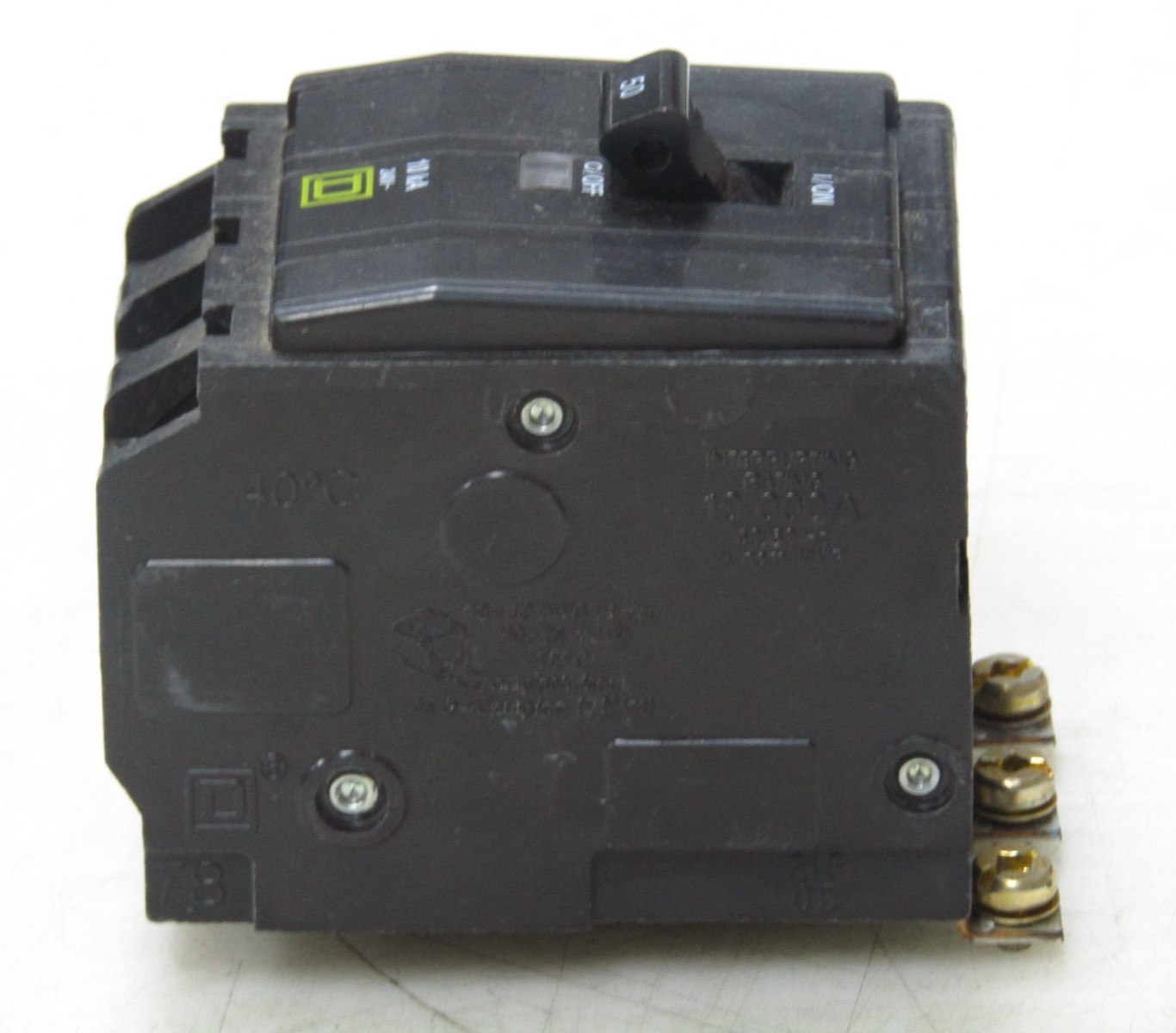 🙌 NEW SQUARE D 50 AMP CIRCUIT BREAKER 240 VAC 3 POLE QOB350