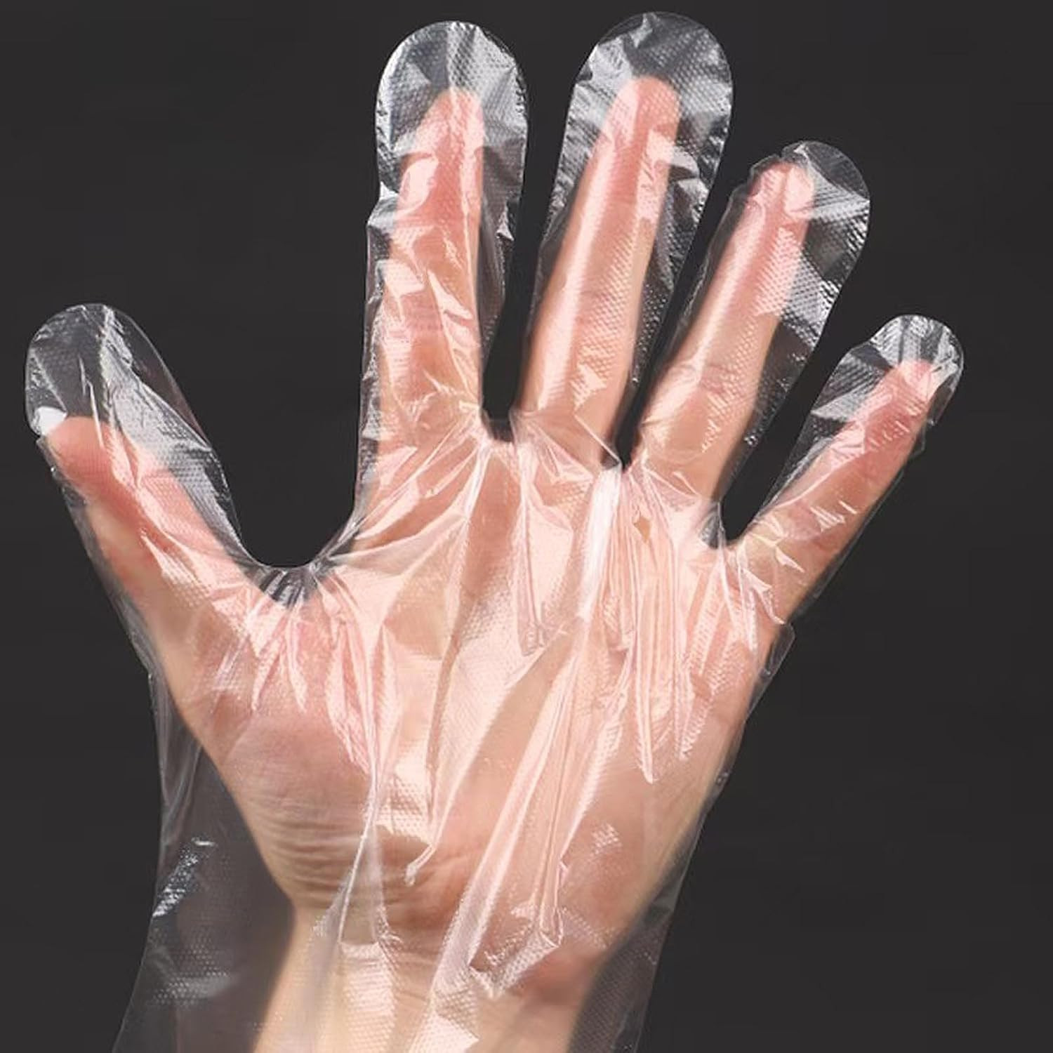400 Count Disposable Poly Plastic Gloves for Cooking Food Prep and Food Service