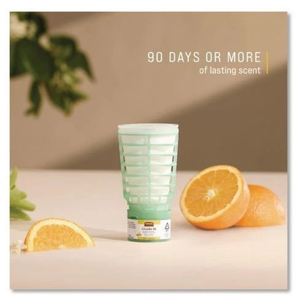 Rubbermaid CirculAir 90 Passive Air Care Refill, Citrus, 1.62 oz, 2/Pack
