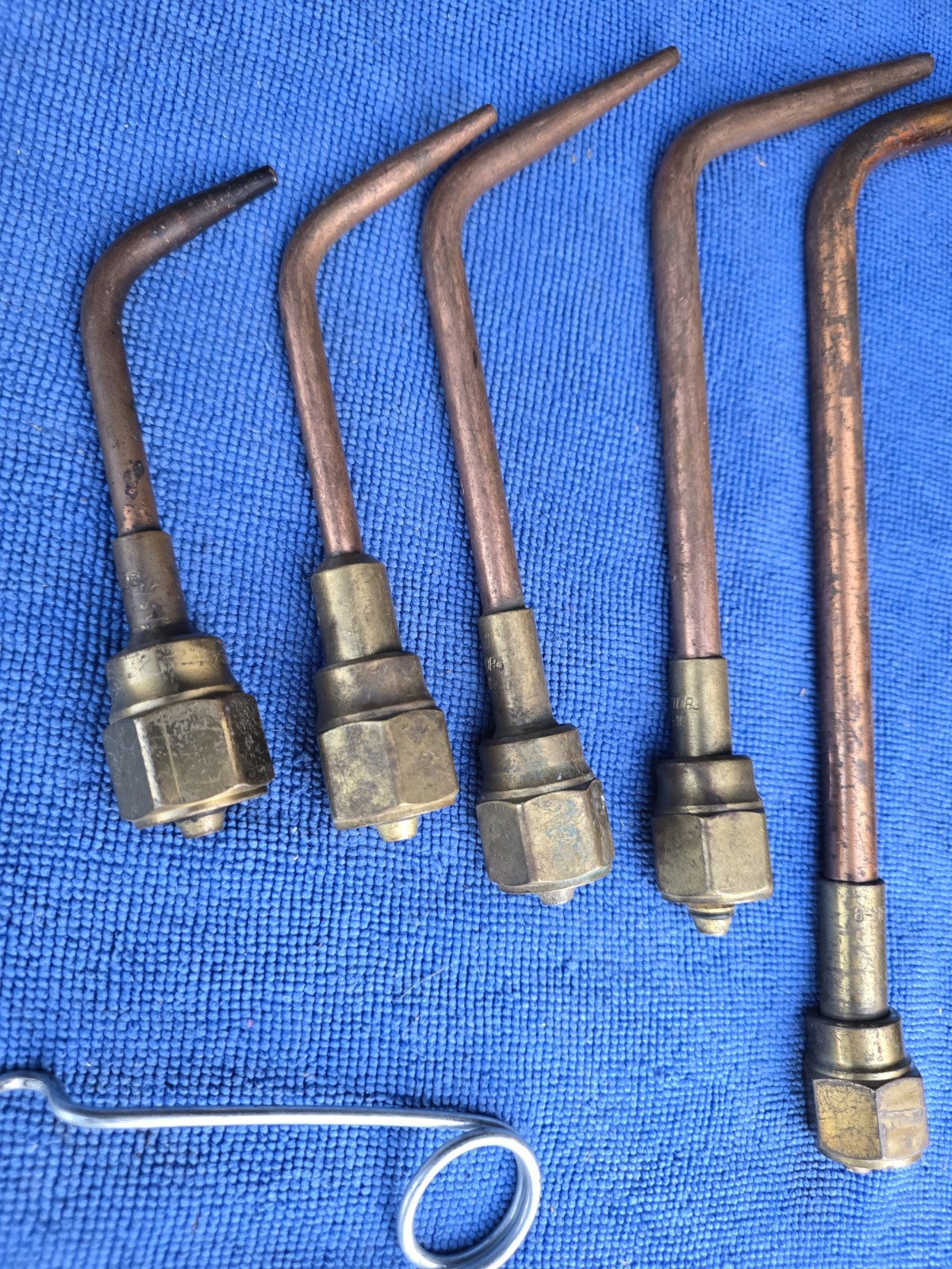 Victor Brazing Tips Lot With Rosebud Attachment And Striker
