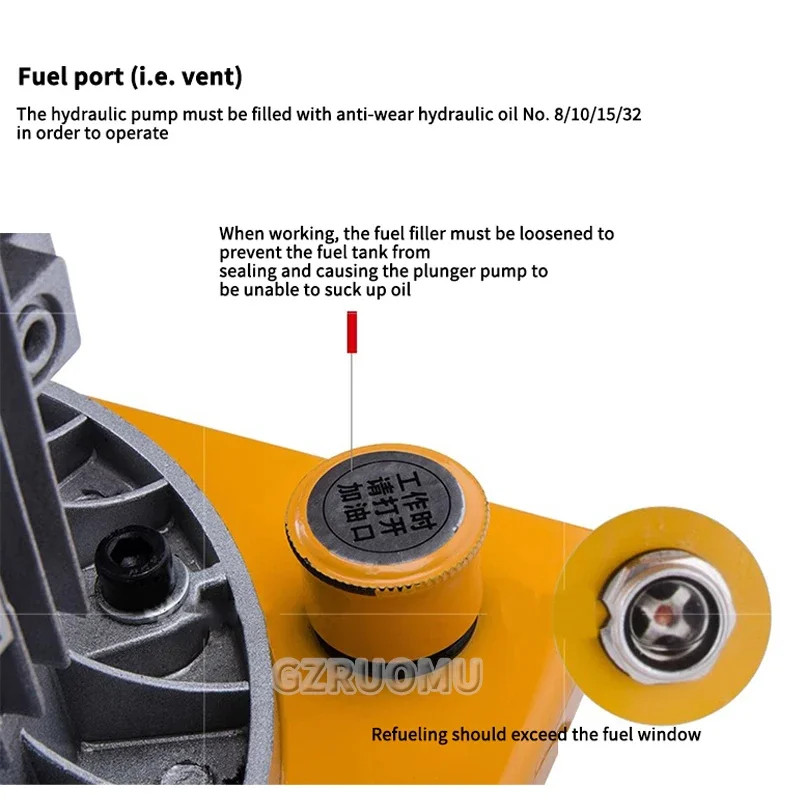 GYB-700A 750W Electric Hydraulic Pump Ultra High Pressure Electric Pump 220v