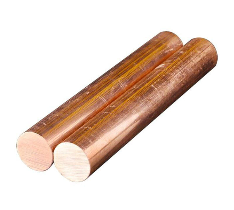 12mm – 100mm Dia T2 Purple Copper Round Rod Bar Electrode Rod Length 100-400mm