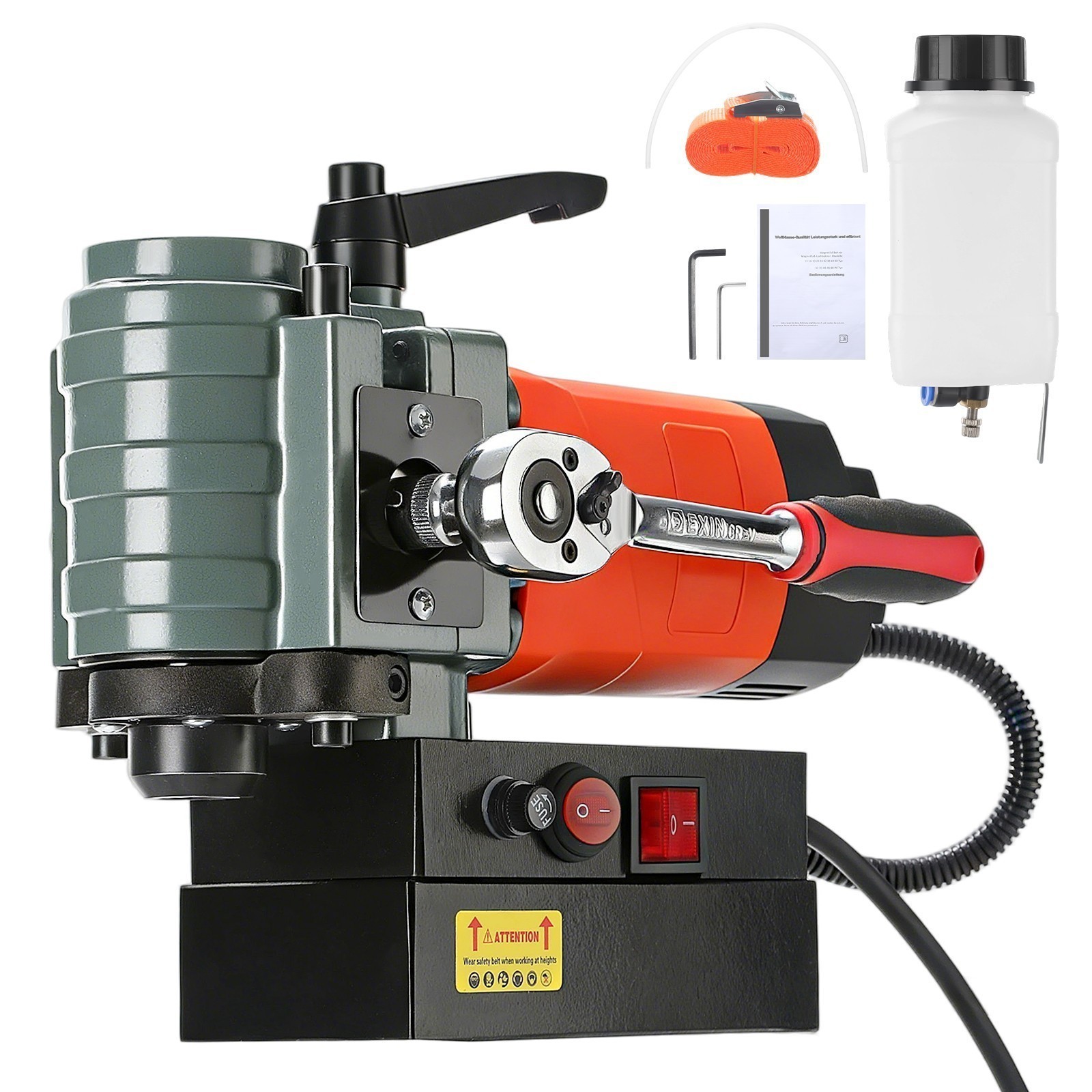 1300W Low Profile Mag Drill Light Weight Portable Magnetic Drill Press GEARZAAR