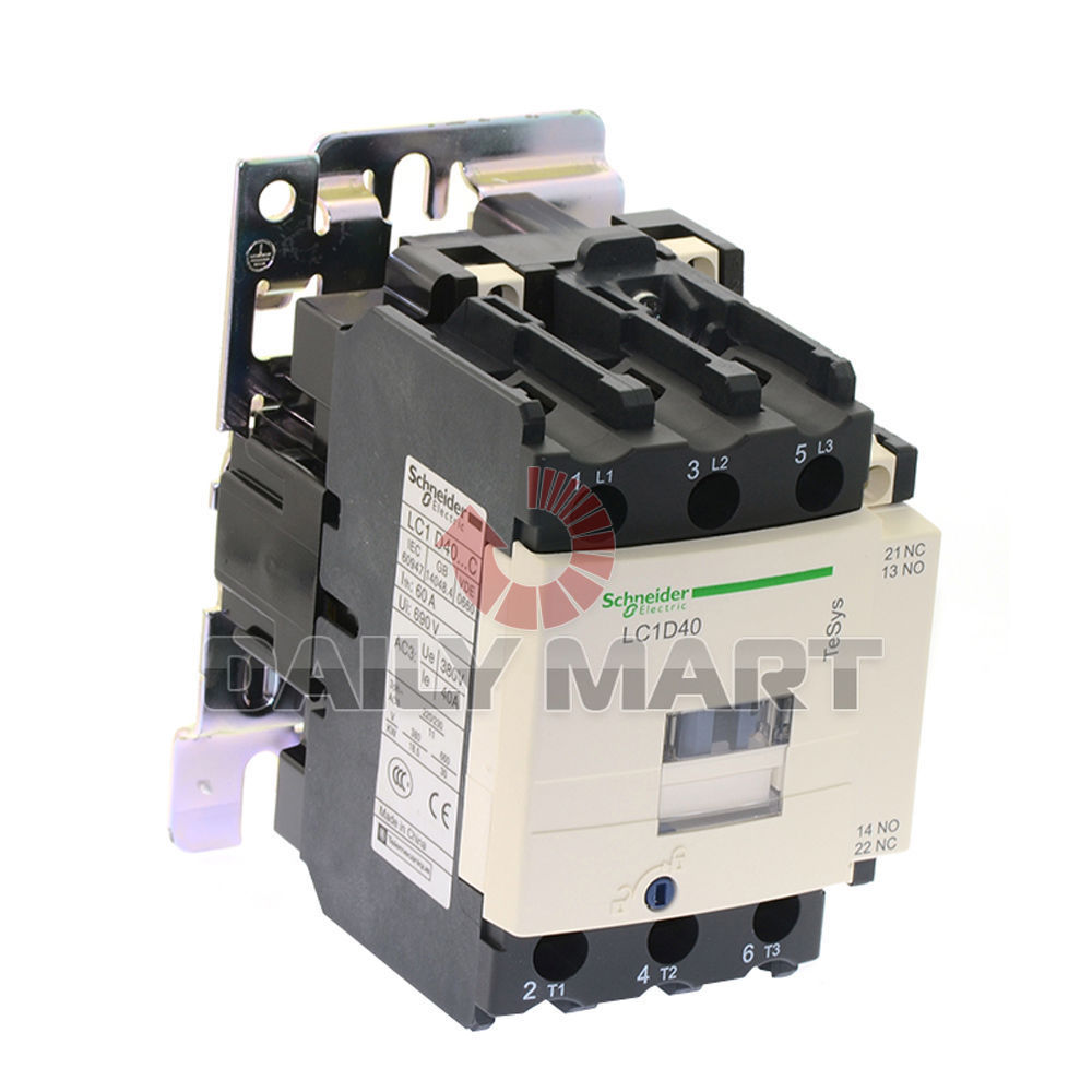 Brand New Schneider LC1D40M7C TeSys AC Contactor AC220V Screw Clamp 220VAC 50Hz