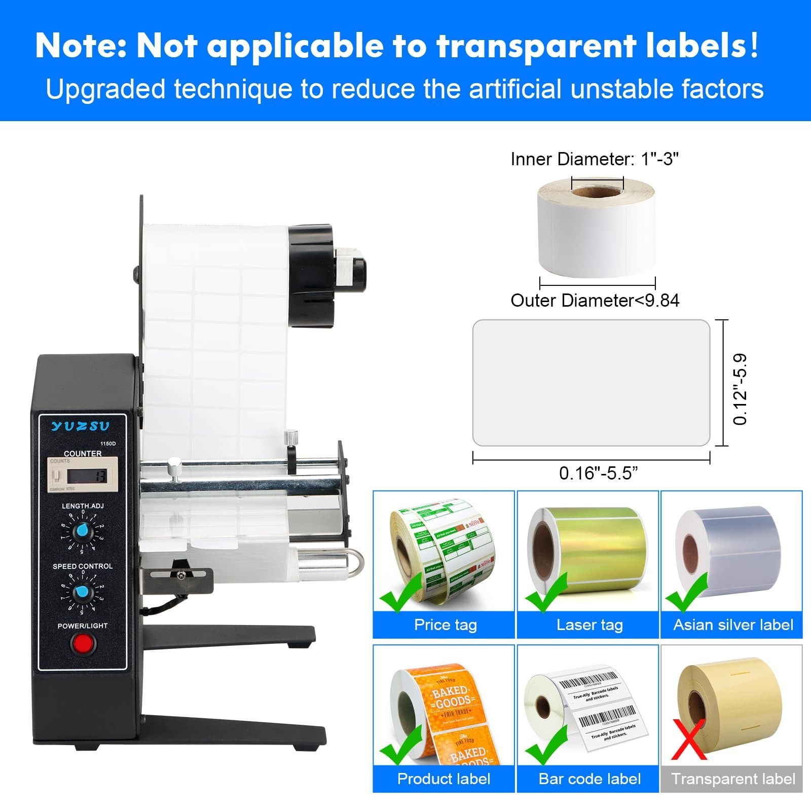 Automatic Label Dispenser,1150D,Automatic Label Separator,Label applicator, 1…