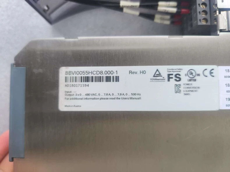 Used Tested In Good B&R 8BVI0055HCD8.000-1 Servo Driver DHL/Fedex Fastshipping