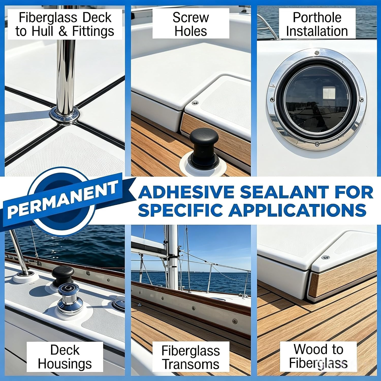 5200 Marine Sealant for Boats & Rvs-Fast-Cure (30 Mins), Waterproof, Uv-Resistan