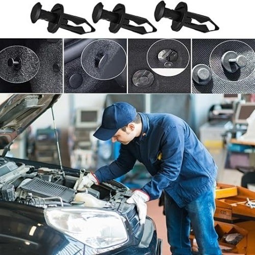 35-Piece Engine Undercarriage Splash Shield and Bumper Fender Liner Fastener Kit