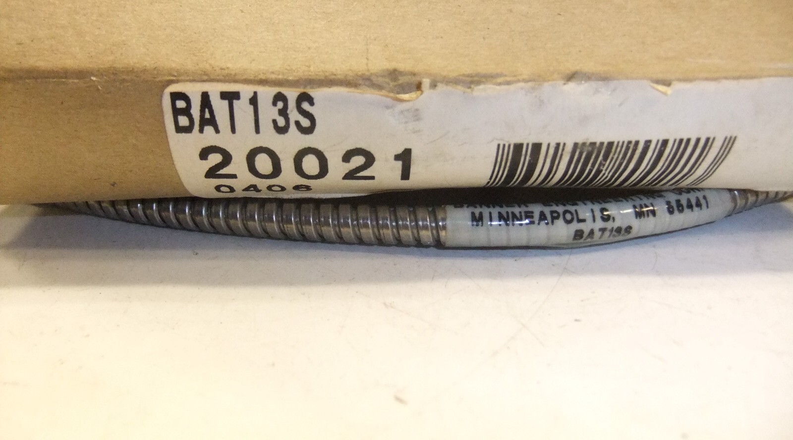 Banner Engineering Diffuse Mode Bifurcated Glass Fiber Optic BAT13S