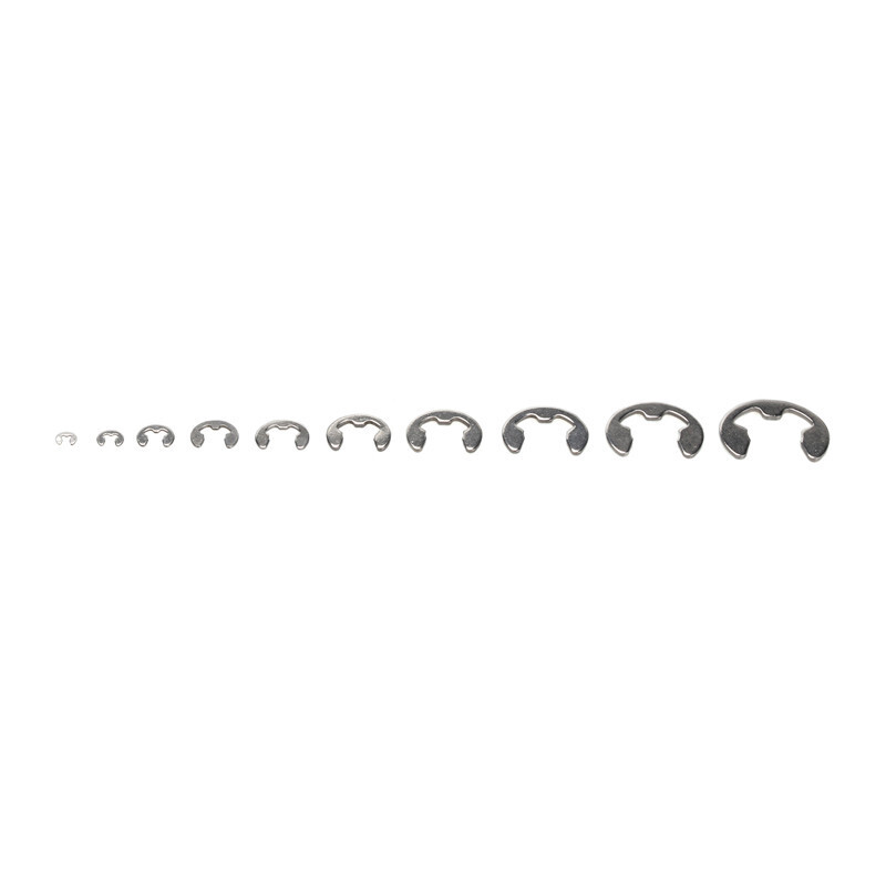 200PCS E Clips C Circlip Retaining Ring Assorted 1.5 – 10mm Stainless Steel Kit