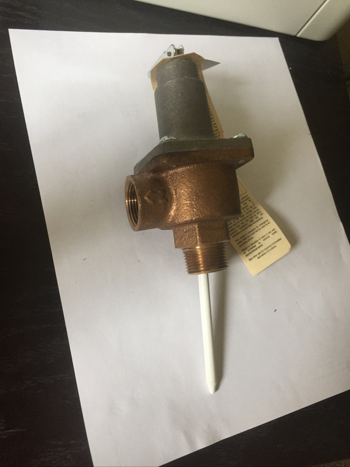 Relief Valve 3/4, Model TP220-3C-150